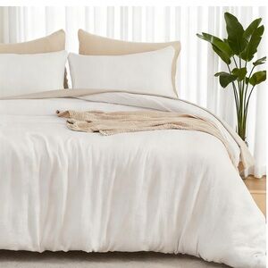 CREAM Cotton Duvet 2Pc Bed Set-TWIN